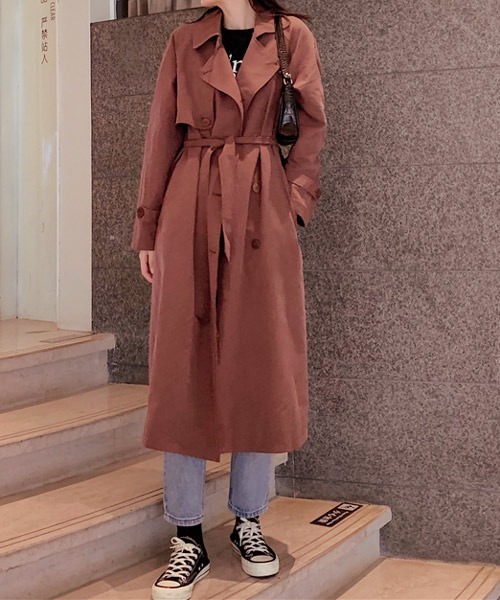 セール Urge ビッグシルエット ロング丈 トレンチコート トレンチコート Urge アージコロン のファッション通販 Zozotown