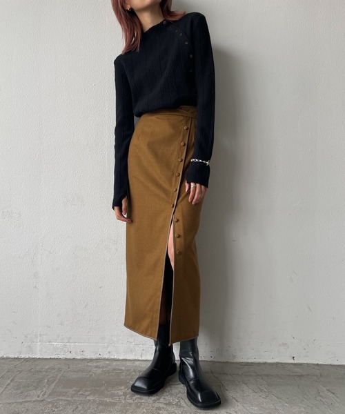 Alia(アリア)の「トラックソールショートブーツ(ブーツ・レディース・ブラック/アイボリー/キャメル・M/L/S/XL)」の20枚目の写真
