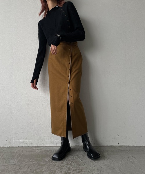 Alia(アリア)の「トラックソールショートブーツ(ブーツ・レディース・ブラック/アイボリー/キャメル・M/L/S/XL)」の21枚目の写真
