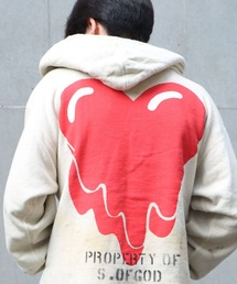 ROOPTOKYO（ループトウキョウ）の「Saint Michael/セントマイケル×Emotionally Unavailable/エモーショナリー アンアベイラブル HOODIE パーカー バックプリント ヴィンテージ加工（パーカー・メンズ）」