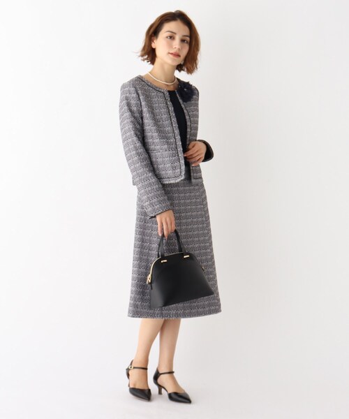 index（インデックス）の「◆メタルバーブガッティバッグ【2WAY】（ハンドバッグ・レディース・ブラック/グレー/オフホワイト・00）」の8枚目の写真