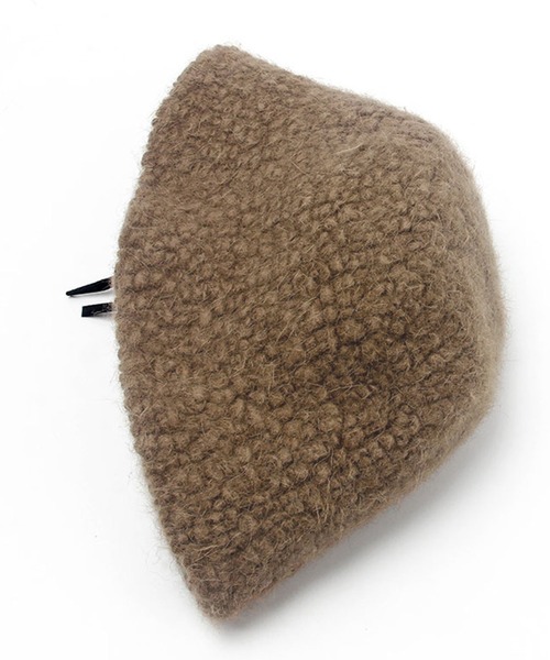 me+em select（ミームセレクト）の「※※【7色展開】ウールライクボアバケットハット（ハット・レディース・ホワイト/ブラック/ベージュ/ブラウン/ブルー/モカ/レッド系その他・FREE）」の16枚目の写真