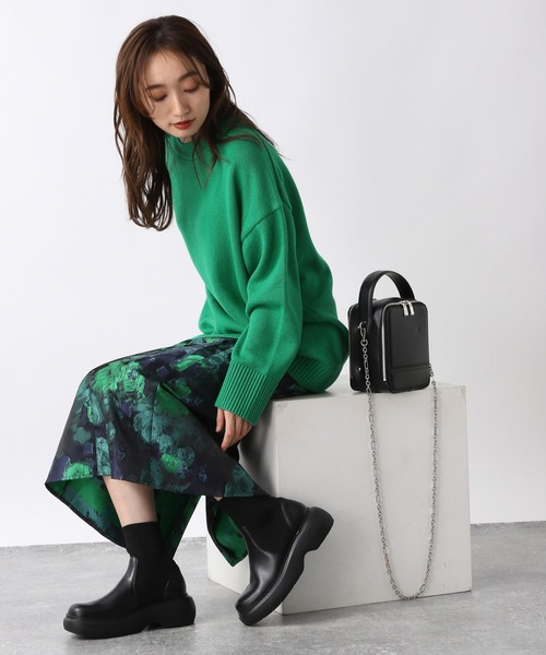 JEANASIS（ジーナシス）の「BOXショルダーバッグ/261955（ショルダーバッグ・レディース・ホワイト/ブラック・FREE）」の16枚目の写真