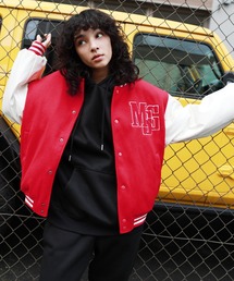 メンズのスタジャン レッド 赤色系 ブランドロゴ ファッション通販 Zozotown