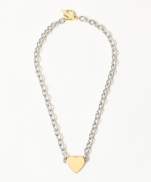 Ray BEAMS（レイビームス）の「Ray BEAMS / ハート プレート ネックレス（ネックレス・レディース・その他・ONE SIZE）」の5枚目の写真