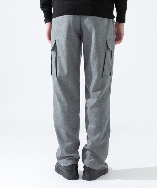 URBAN RESEARCH ROSSO MEN（アーバンリサーチロッソメン）の「『XLサイズあり』ウールフランネルカーゴパンツ（カーゴパンツ・メンズ・チャコールグレー/グレー/カーキ・SMALL/MEDIUM/LARGE/X-LARGE）」の6枚目の写真