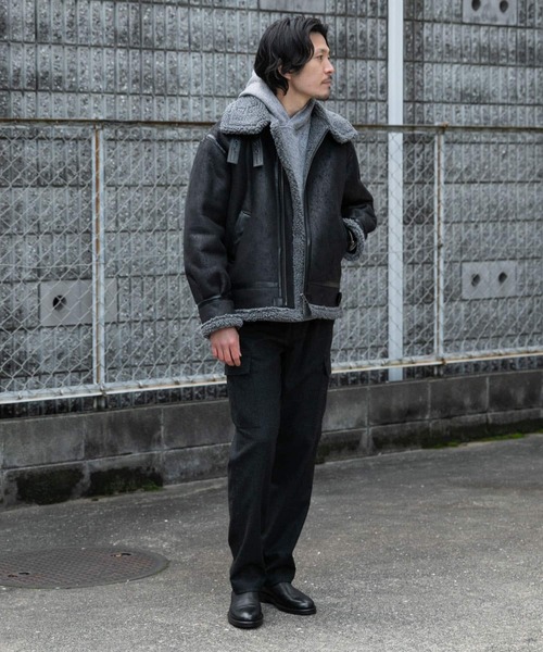 URBAN RESEARCH ROSSO MEN（アーバンリサーチロッソメン）の「『XLサイズあり』ウールフランネルカーゴパンツ（カーゴパンツ・メンズ・チャコールグレー/グレー/カーキ・SMALL/MEDIUM/LARGE/X-LARGE）」の11枚目の写真