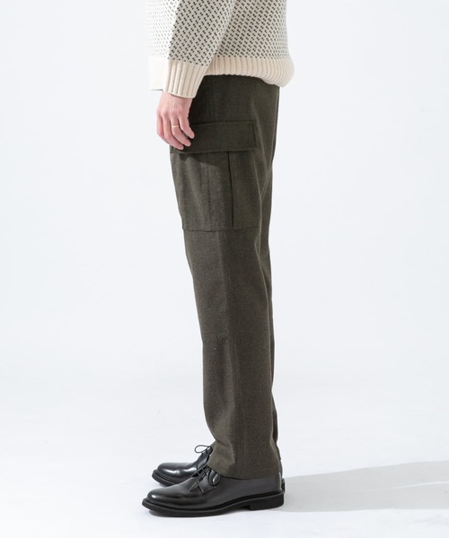 URBAN RESEARCH ROSSO MEN（アーバンリサーチロッソメン）の「『XLサイズあり』ウールフランネルカーゴパンツ（カーゴパンツ・メンズ・チャコールグレー/グレー/カーキ・SMALL/MEDIUM/LARGE/X-LARGE）」の12枚目の写真