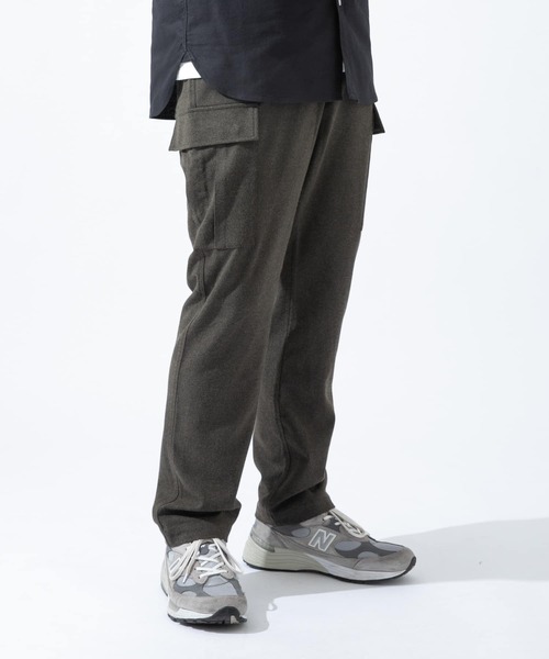 URBAN RESEARCH ROSSO MEN（アーバンリサーチロッソメン）の「『XLサイズあり』ウールフランネルカーゴパンツ（カーゴパンツ・メンズ・チャコールグレー/グレー/カーキ・SMALL/MEDIUM/LARGE/X-LARGE）」の16枚目の写真