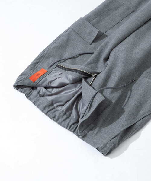 URBAN RESEARCH ROSSO MEN（アーバンリサーチロッソメン）の「『XLサイズあり』ウールフランネルカーゴパンツ（カーゴパンツ・メンズ・チャコールグレー/グレー/カーキ・SMALL/MEDIUM/LARGE/X-LARGE）」の19枚目の写真