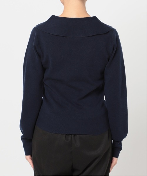 Simplicite（サンプリシテ）の「襟付きプルオーバー◆（ニット/セーター・レディース・ブラック/ネイビー/ピンク・FREE）」の10枚目の写真