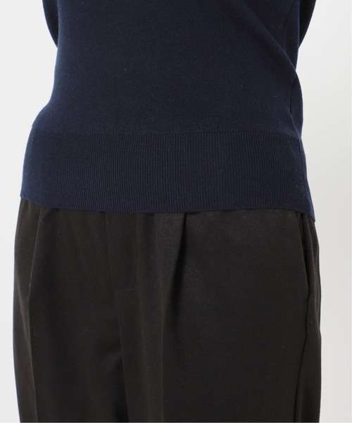 Simplicite（サンプリシテ）の「襟付きプルオーバー◆（ニット/セーター・レディース・ブラック/ネイビー/ピンク・FREE）」の6枚目の写真