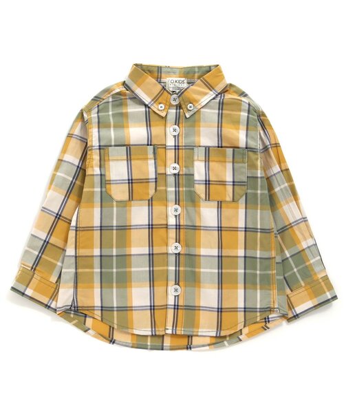 F.O.KIDS(エフオーキッズ)の「シャツ(シャツ/ブラウス・キッズ・ストライプ/オフホワイト/チェック・95/130/140/90/120/100/80/110)」の3枚目の写真