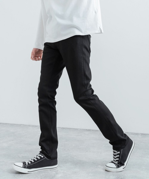 Nudie Jeans（ヌーディージーンズ）の「Nudie Jeans ヌーディージーンズ グリムティム ブラックデニムパンツ Grim Tim 113033030（デニムパンツ・メンズ・ブラック・32inch/28inch/31inch/29inch/30inch/33inch）」の3枚目の写真