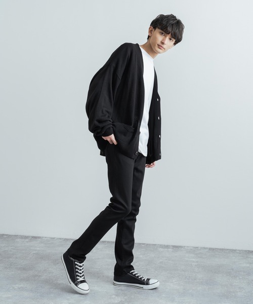 Nudie Jeans（ヌーディージーンズ）の「Nudie Jeans ヌーディージーンズ グリムティム ブラックデニムパンツ Grim Tim 113033030（デニムパンツ・メンズ・ブラック・32inch/28inch/31inch/29inch/30inch/33inch）」の5枚目の写真