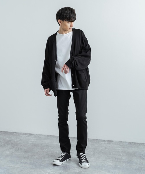 Nudie Jeans（ヌーディージーンズ）の「Nudie Jeans ヌーディージーンズ グリムティム ブラックデニムパンツ Grim Tim 113033030（デニムパンツ・メンズ・ブラック・32inch/28inch/31inch/29inch/30inch/33inch）」の6枚目の写真