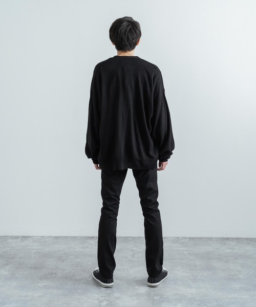 Nudie Jeans（ヌーディージーンズ）の「Nudie Jeans ヌーディージーンズ グリムティム ブラックデニムパンツ Grim Tim 113033030（デニムパンツ・メンズ・ブラック・32inch/28inch/31inch/29inch/30inch/33inch）」の20枚目の写真