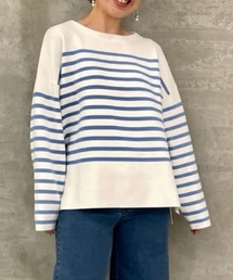 BEARDSLEY | 長い期間着用できて型崩れしにくいボーダーニット(ニット/セーター)