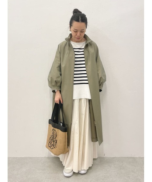 BEARDSLEY(ビアズリー)の「型崩れしにくいボーダーニット(ニット/セーター・レディース・ブラック/ブルー・FREE)」の19枚目の写真