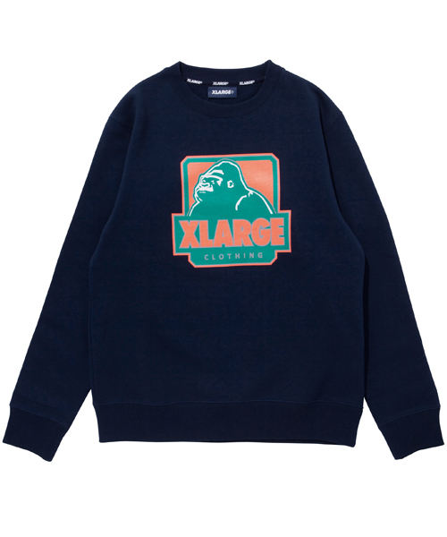 XLARGE（エクストララージ）の「WEST OG GORILLA CREW NECK SWEAT（スウェット・メンズ・ブラック/アッシュ/ライトグリーン/ネイビー・X-LARGE/MEDIUM/LARGE/SMALL）」の4枚目の写真