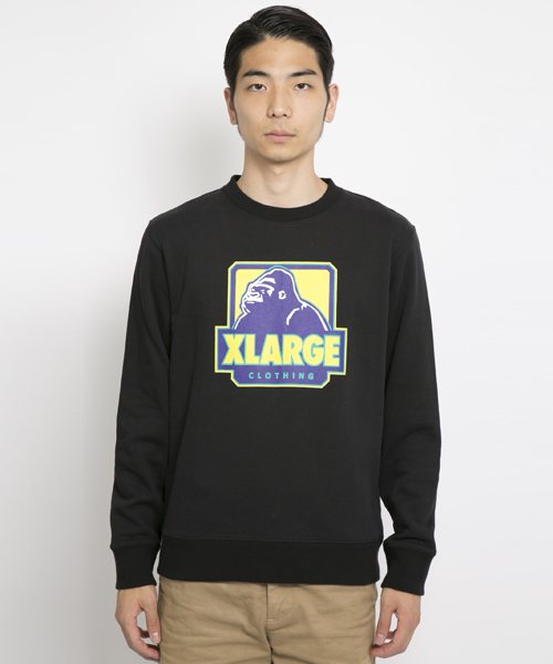 XLARGE（エクストララージ）の「WEST OG GORILLA CREW NECK SWEAT（スウェット・メンズ・ブラック/アッシュ/ライトグリーン/ネイビー・X-LARGE/MEDIUM/LARGE/SMALL）」の10枚目の写真