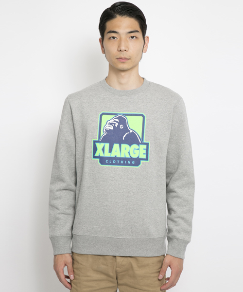 XLARGE（エクストララージ）の「WEST OG GORILLA CREW NECK SWEAT（スウェット・メンズ・ブラック/アッシュ/ライトグリーン/ネイビー・X-LARGE/MEDIUM/LARGE/SMALL）」の5枚目の写真