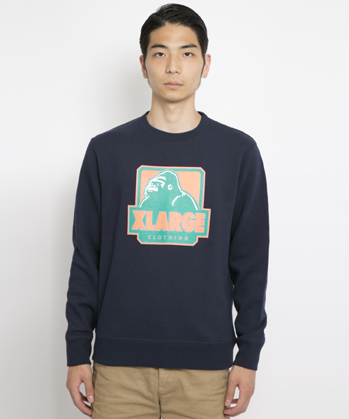 XLARGE（エクストララージ）の「WEST OG GORILLA CREW NECK SWEAT（スウェット・メンズ・ブラック/アッシュ/ライトグリーン/ネイビー・X-LARGE/MEDIUM/LARGE/SMALL）」の6枚目の写真