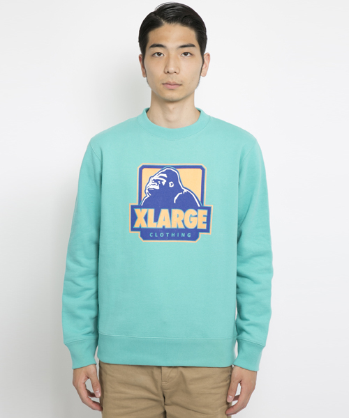 XLARGE（エクストララージ）の「WEST OG GORILLA CREW NECK SWEAT（スウェット・メンズ・ブラック/アッシュ/ライトグリーン/ネイビー・X-LARGE/MEDIUM/LARGE/SMALL）」の7枚目の写真