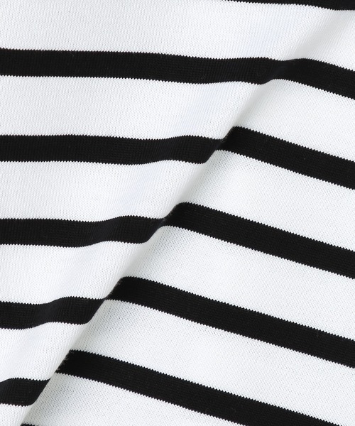 N.O.R.C by the line（ノークバイザライン）の「パネルボーダープルオーバー（Tシャツ/カットソー・レディース・キャメル/ホワイト/ブルー・M/L/XXL/S）」の13枚目の写真