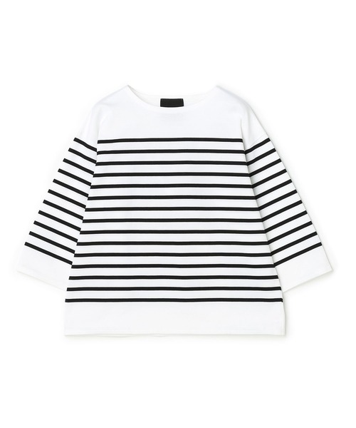 N.O.R.C by the line（ノークバイザライン）の「パネルボーダープルオーバー（Tシャツ/カットソー・レディース・キャメル/ホワイト/ブルー・M/L/XXL/S）」の15枚目の写真