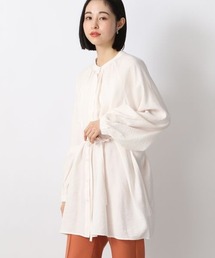 ギャザーチュニックブラウスLS 262771