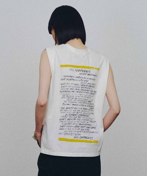JOSEPH STUDIO(ジョゼフストゥディオ)の「LEE TEE ノースリーブTシャツ(Tシャツ/カットソー・レディース・ホワイト系/ベージュ系・SMALL/MEDIUM/LARGE)」の5枚目の写真