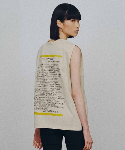 JOSEPH STUDIO(ジョゼフストゥディオ)の「LEE TEE ノースリーブTシャツ(Tシャツ/カットソー・レディース・ホワイト系/ベージュ系・SMALL/MEDIUM/LARGE)」の9枚目の写真