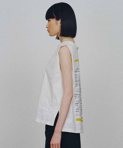 JOSEPH STUDIO(ジョゼフストゥディオ)の「LEE TEE ノースリーブTシャツ(Tシャツ/カットソー・レディース・ホワイト系/ベージュ系・SMALL/MEDIUM/LARGE)」の13枚目の写真