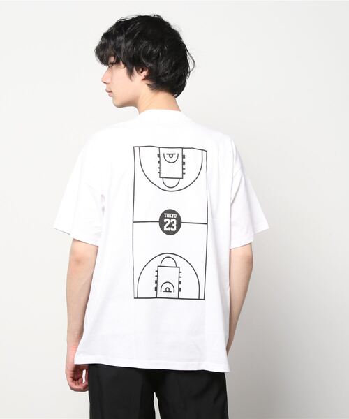 TOKYO 23(トウキョウニジュウサン)の「TOKYO 23 FULL COURT TEE / トーキョー23 フルコート ティー(Tシャツ/カットソー・メンズ・ホワイト/グレー系その他/ブラック/グレー・M/XL/L)」の6枚目の写真