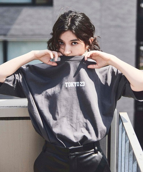 TOKYO 23(トウキョウニジュウサン)の「TOKYO 23 FULL COURT TEE / トーキョー23 フルコート ティー(Tシャツ/カットソー・メンズ・ホワイト/グレー系その他/ブラック/グレー・M/XL/L)」の4枚目の写真