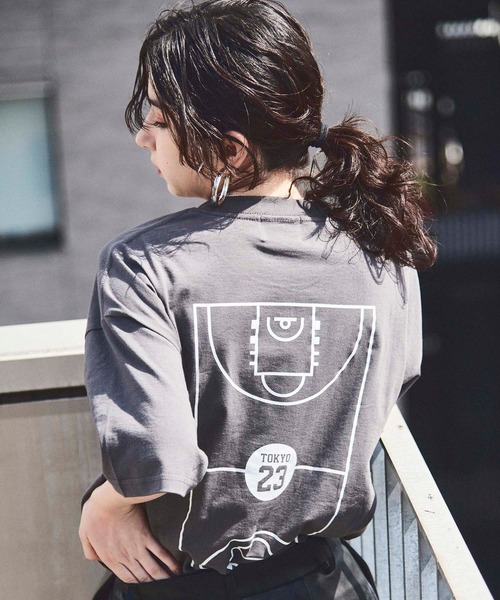 TOKYO 23(トウキョウニジュウサン)の「TOKYO 23 FULL COURT TEE / トーキョー23 フルコート ティー(Tシャツ/カットソー・メンズ・ホワイト/グレー系その他/ブラック/グレー・M/XL/L)」の10枚目の写真