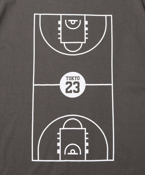 TOKYO 23(トウキョウニジュウサン)の「TOKYO 23 FULL COURT TEE / トーキョー23 フルコート ティー(Tシャツ/カットソー・メンズ・ホワイト/グレー系その他/ブラック/グレー・M/XL/L)」の15枚目の写真