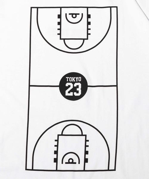 TOKYO 23(トウキョウニジュウサン)の「TOKYO 23 FULL COURT TEE / トーキョー23 フルコート ティー(Tシャツ/カットソー・メンズ・ホワイト/グレー系その他/ブラック/グレー・M/XL/L)」の19枚目の写真