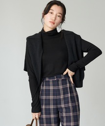 earth music&ecology | タートルネックリブカットプルオーバー*(その他トップス)