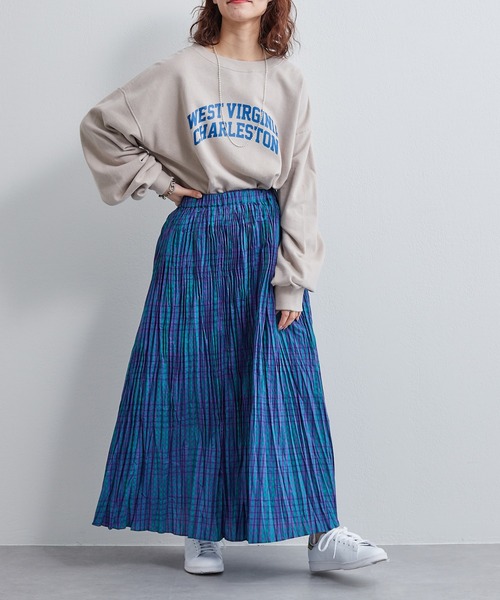 CIAOPANIC TYPY(チャオパニックティピー)の「カラーチェックプリーツスカート(スカート・レディース・グリーン/パープル/ピンク・ONE SIZE)」の18枚目の写真