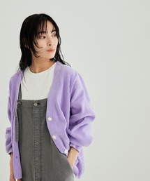 【極上の肌ざわり】リブカーディガン -CreamyCotton /クリーミーコットン-