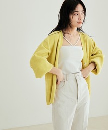 SALON adam et rope' | 【極上の肌ざわり】リブカーディガン -CreamyCotton /クリーミーコットン-(カーディガン/ボレロ)