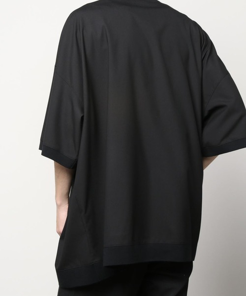my beautiful landlet(マイビューティフルランドレット)の「【my beautiful landlet】 stretch tropical T-shirt(Tシャツ/カットソー・メンズ・ブラック/ネイビー/ブラウン・1/0)」の12枚目の写真