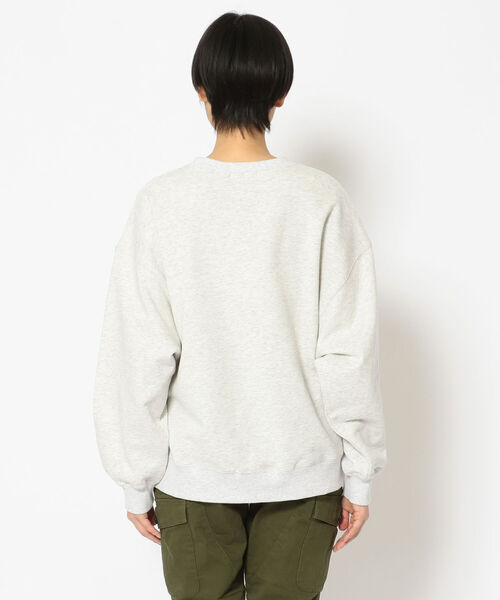 AVIREX（アヴィレックス）の「【直営店限定】AVIREX WAPPEN SWEAT/ アヴィレックスワッペンスウェット（スウェット・レディース・ライトグレー/ブラック/ダークグリーン・FREE）」の4枚目の写真