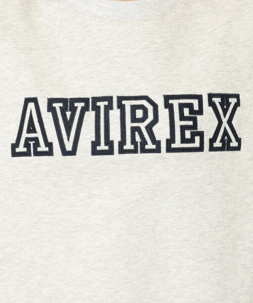 AVIREX（アヴィレックス）の「【直営店限定】AVIREX WAPPEN SWEAT/ アヴィレックスワッペンスウェット（スウェット・レディース・ライトグレー/ブラック/ダークグリーン・FREE）」の16枚目の写真