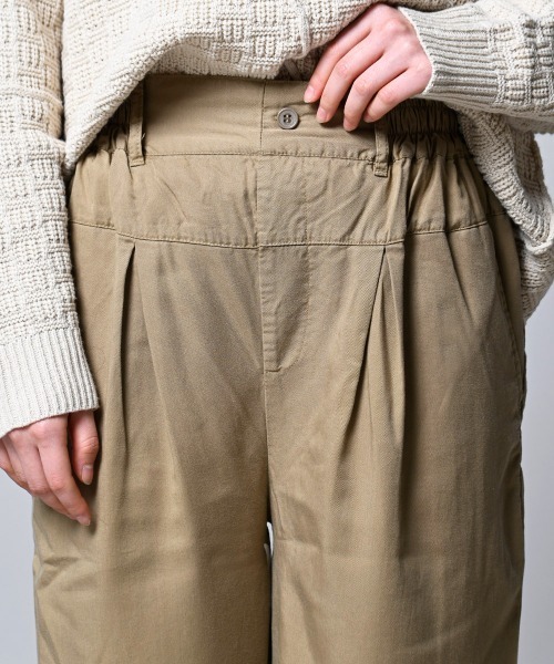 LUPILIEN(ルピリアン)の「【LUPILIEN】テンセルツイルタックパンツ(その他パンツ・レディース・チャコールグレー/オレンジ/ブルーグリーン/ライトベージュ・FREE)」の10枚目の写真