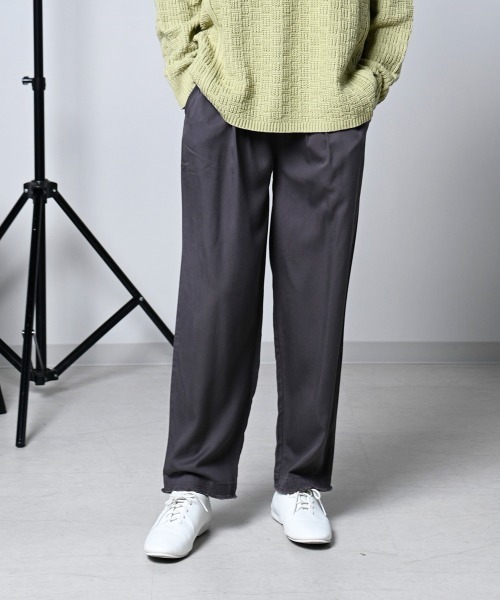 LUPILIEN(ルピリアン)の「【LUPILIEN】テンセルツイルタックパンツ(その他パンツ・レディース・チャコールグレー/オレンジ/ブルーグリーン/ライトベージュ・FREE)」の22枚目の写真