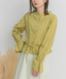 KBF | バックリボンキャンディスリーブブラウス(シャツ/ブラウス)