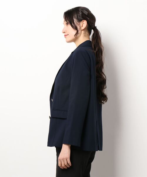 Lugnoncure（ルノンキュール）の「ダブルテーラードジャケット（テーラードジャケット・レディース・ネイビー/グレー・MEDIUM/SMALL）」の4枚目の写真